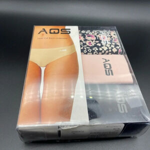 AQS
3PK Flowers Laser Cut Bikini Brief, Multi, Medium, NWT